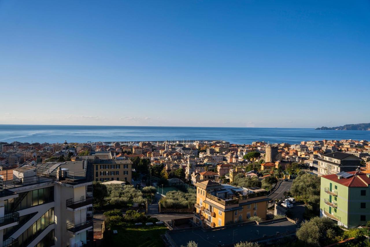 Appartamento 093 - Casa Panorama, Vista Mare E Vista Portofino, 500 Metri Centro Di Chiavari, Posto Auto Gratis Incluso Esterno foto