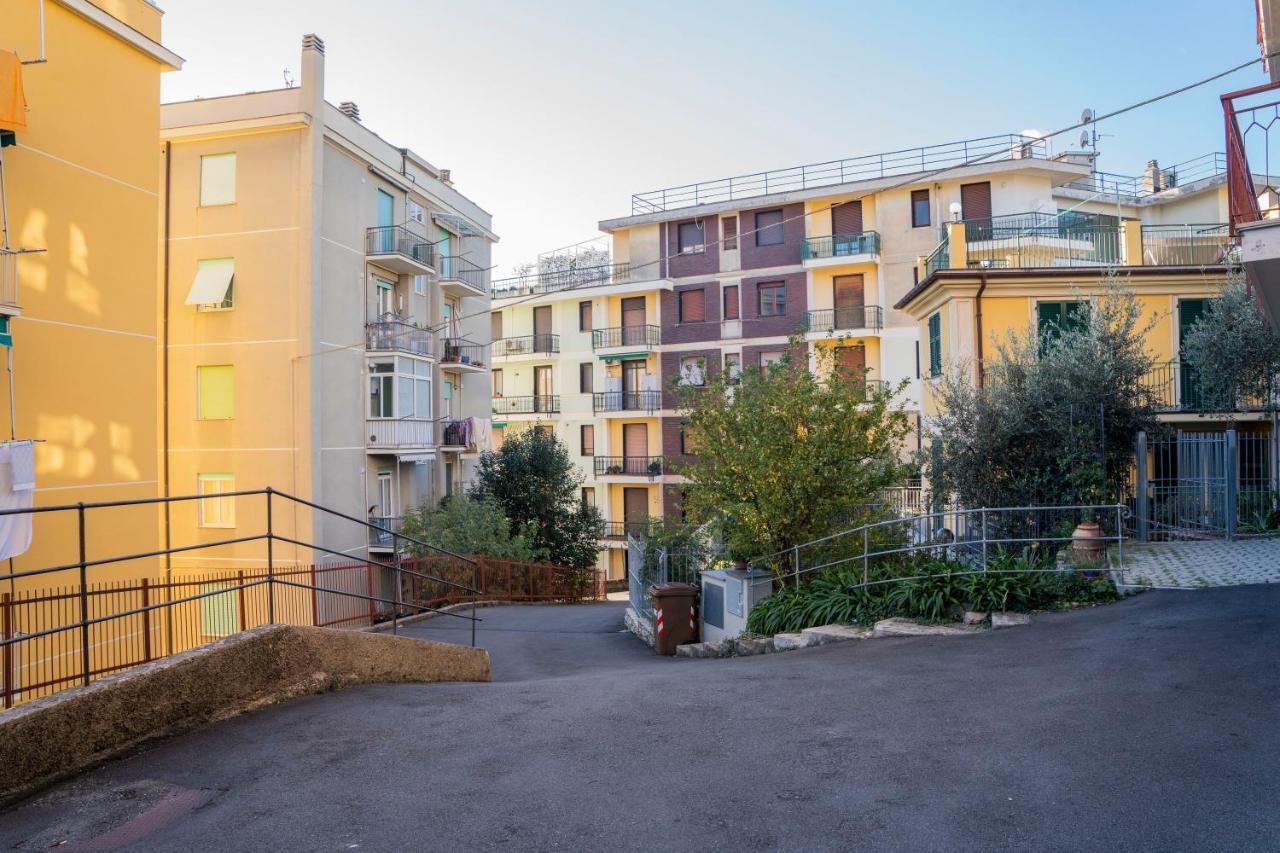 Appartamento 093 - Casa Panorama, Vista Mare E Vista Portofino, 500 Metri Centro Di Chiavari, Posto Auto Gratis Incluso Esterno foto
